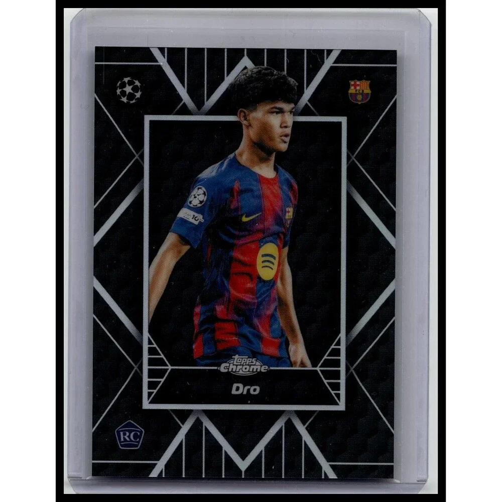 2025-26 Topps Chrome UEFA Dro #SE-12 FC Barcelona Shadow Etch